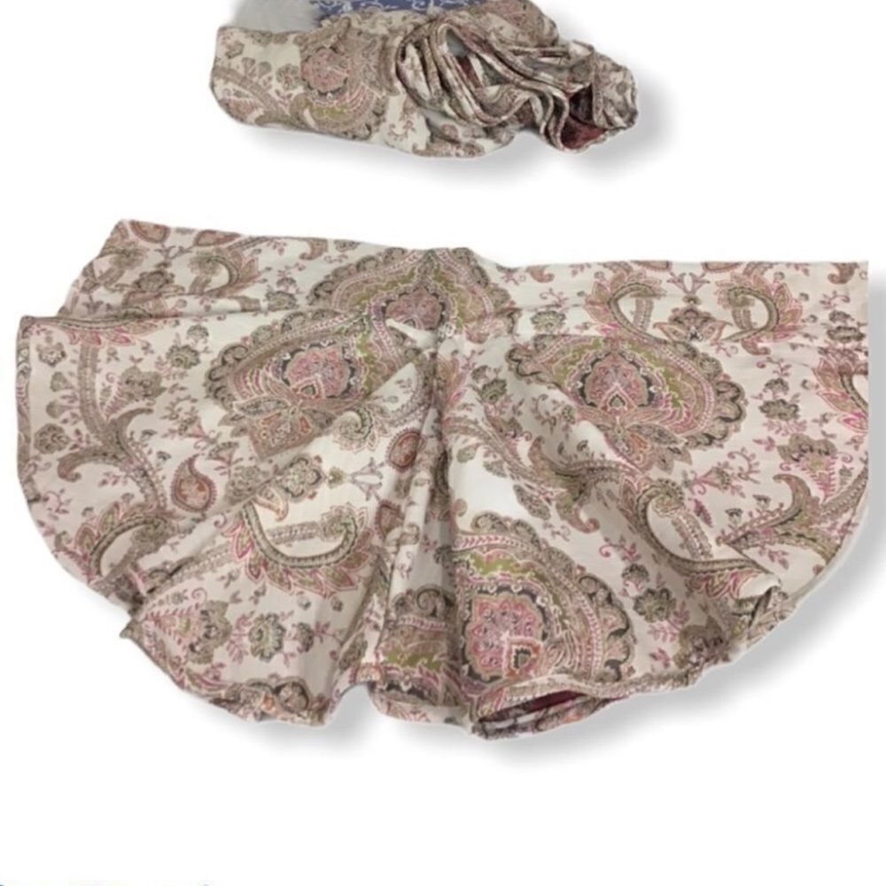Croscill Window Valance Giulietta 2-Piece Circle Rod Pocket Window Valance